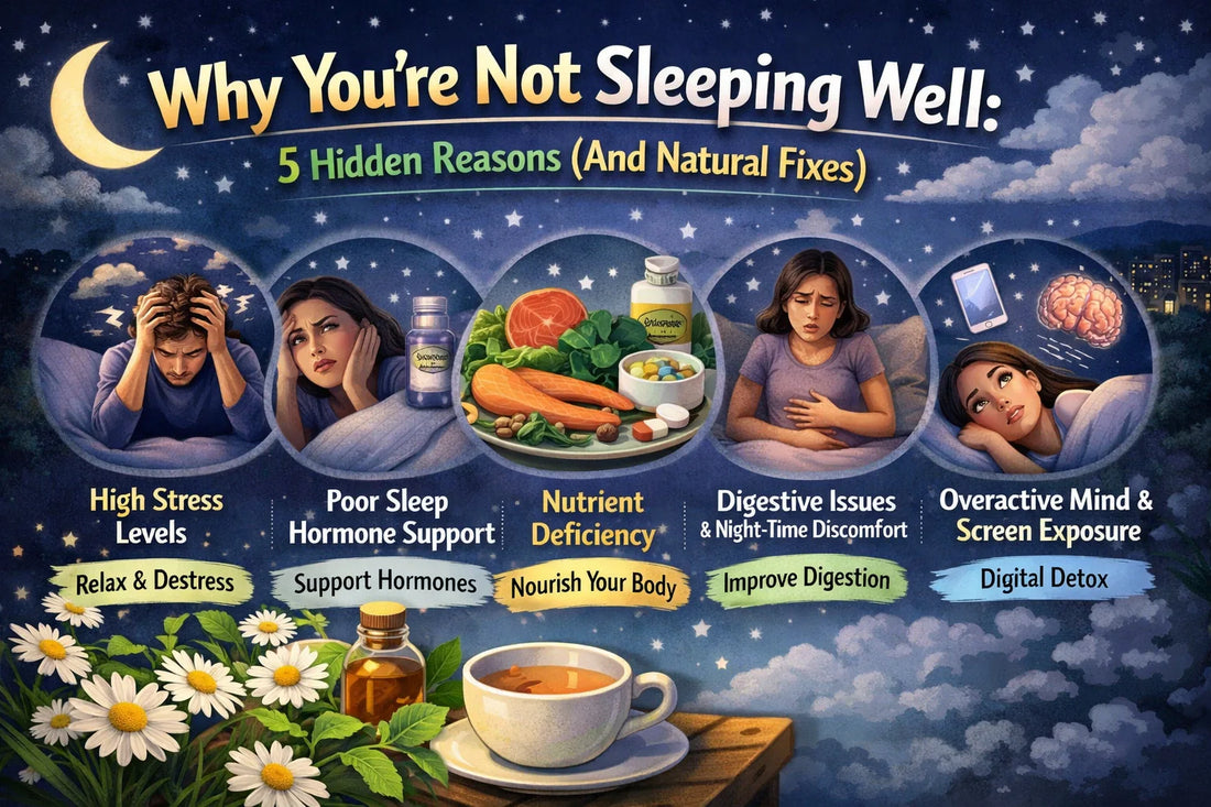 Why You’re Not Sleeping Well: 5 Hidden Reasons (And Natural Fixes)
