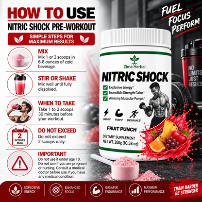 Nitric Shock prework out (fruit punch)