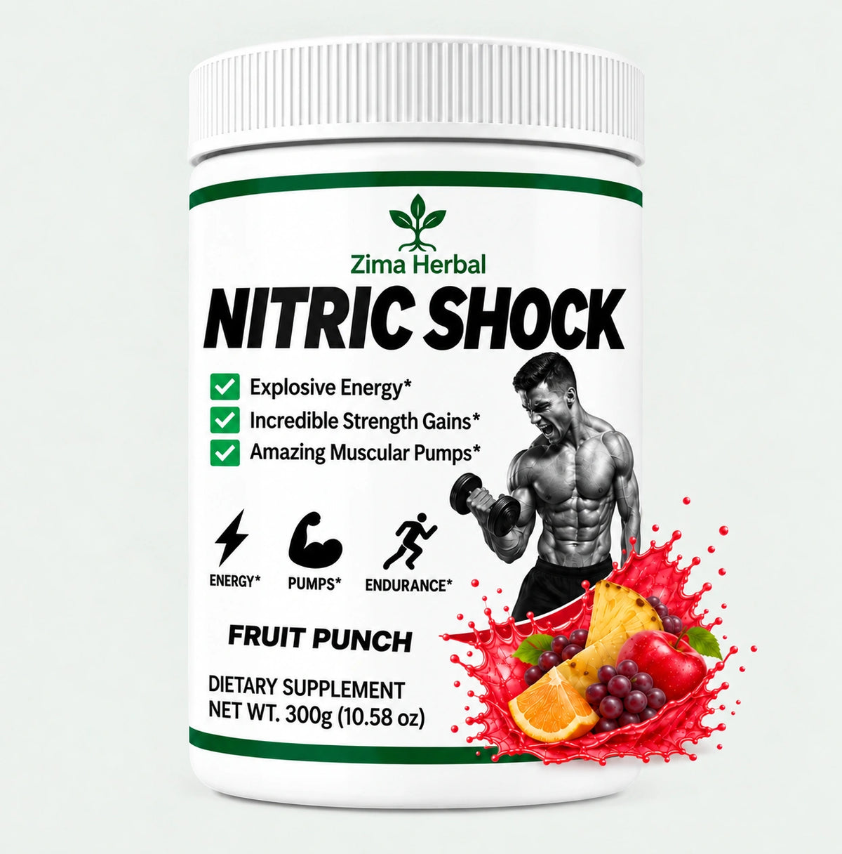 Nitric Shock prework out (fruit punch)