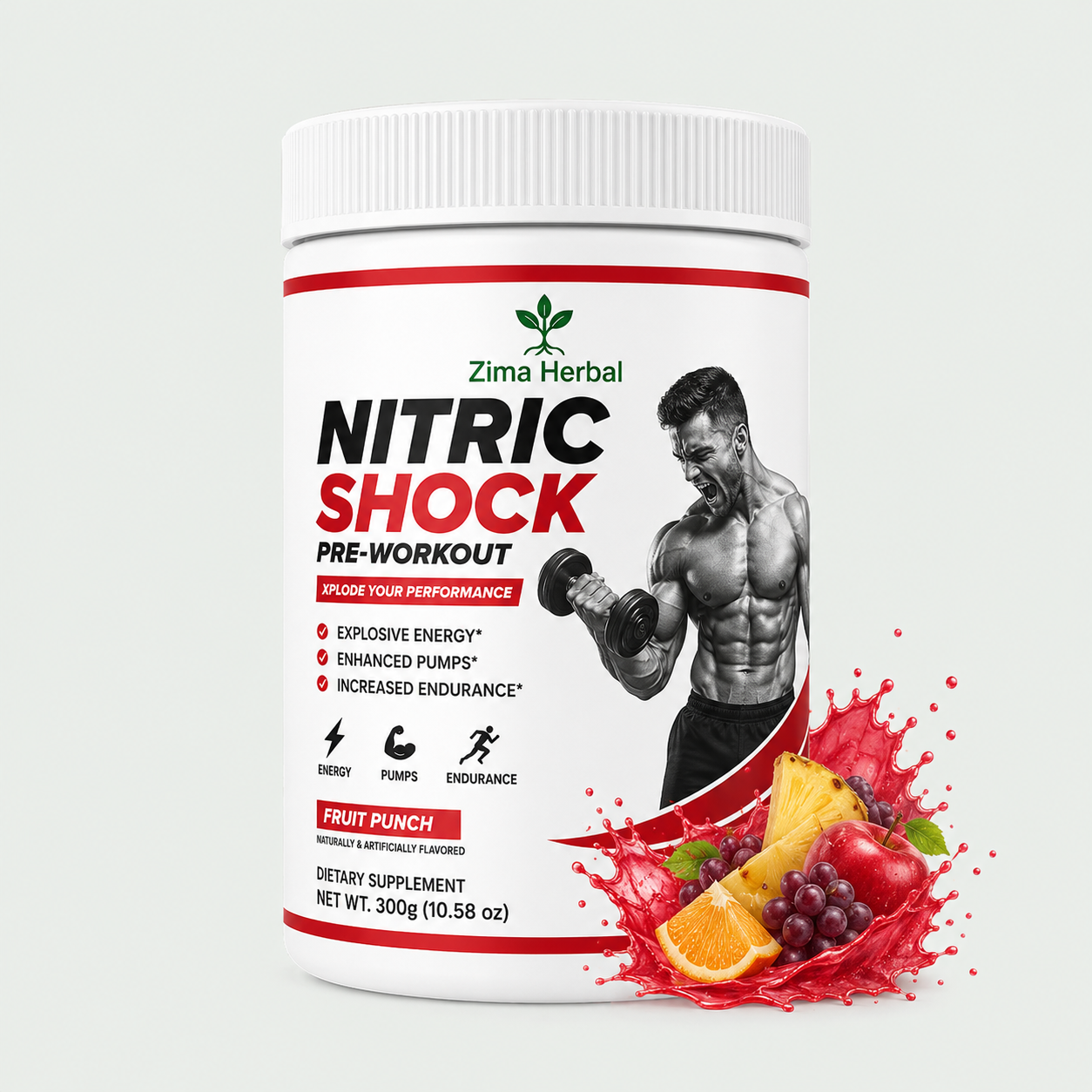 Nitric Shock prework out (fruit punch)