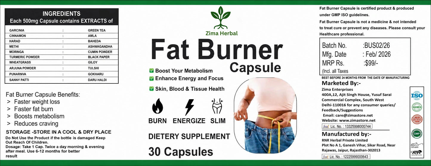 Fat Burner Capsule Code-1601