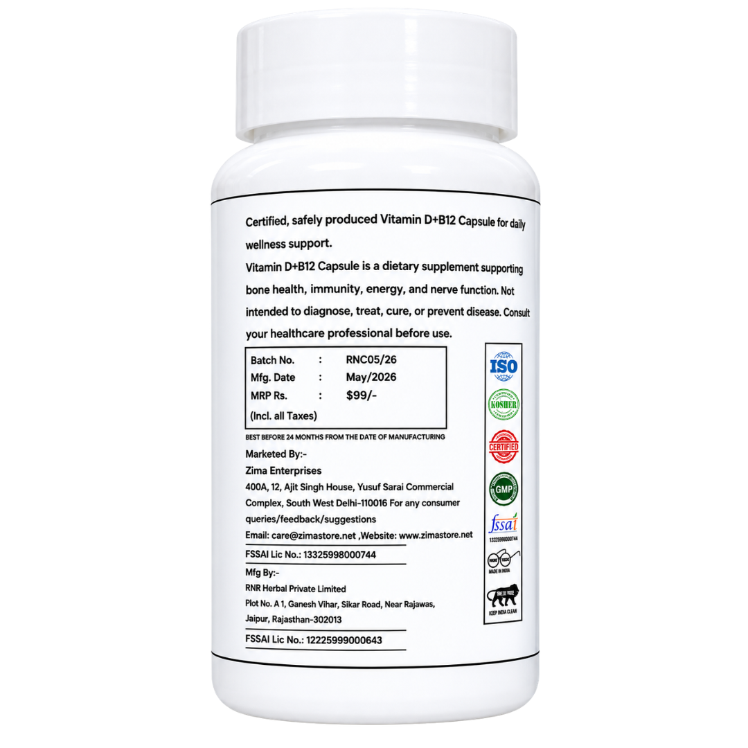 Vitamin D+B12 Capsule Code-1603