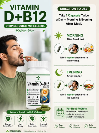 Vitamin D+B12 Capsule Code-1603