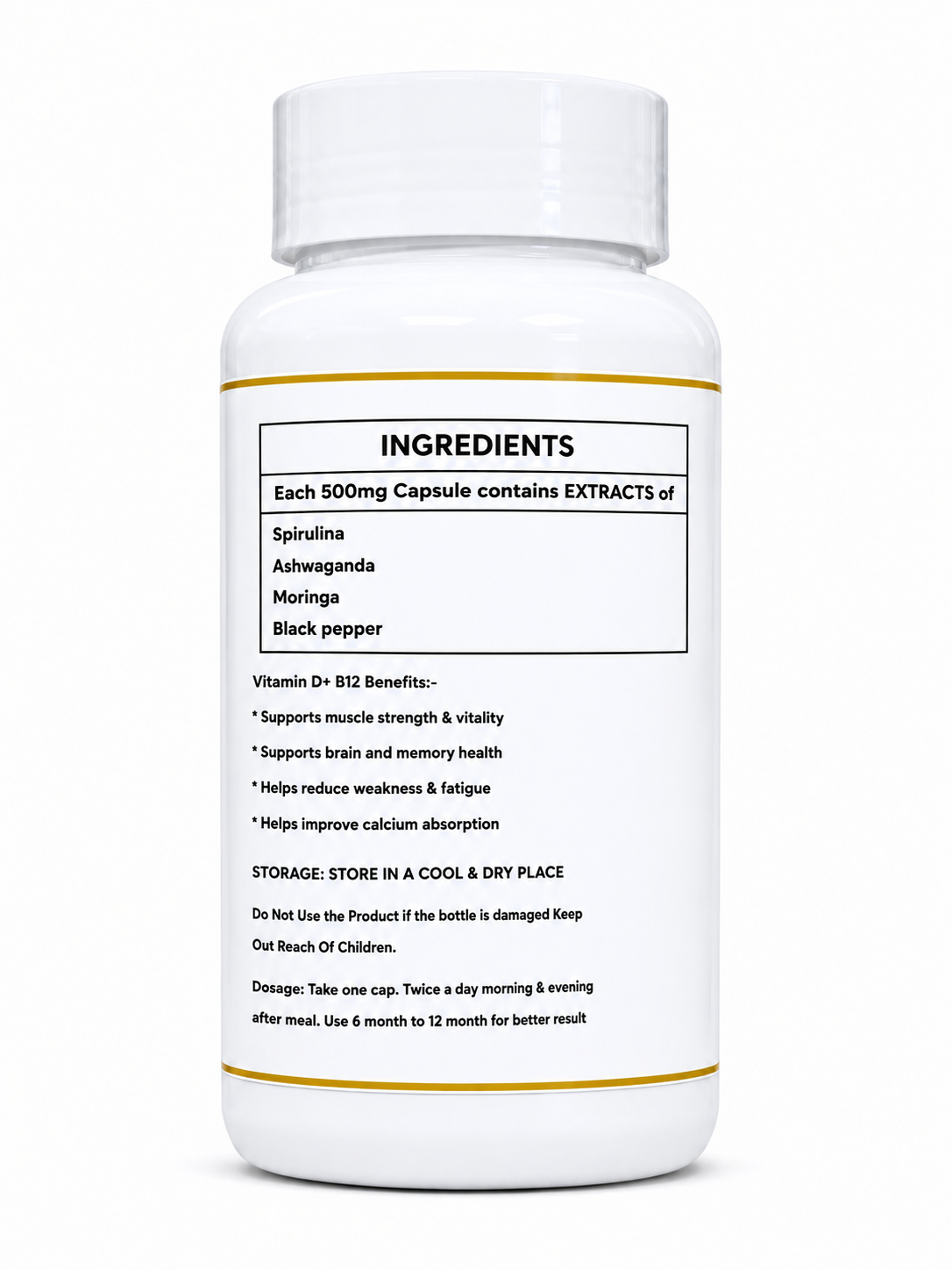 Vitamin D+B12 Capsule Code-1603