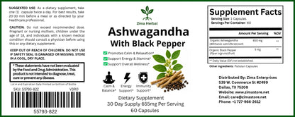 Ashwagandha With Black Pepper