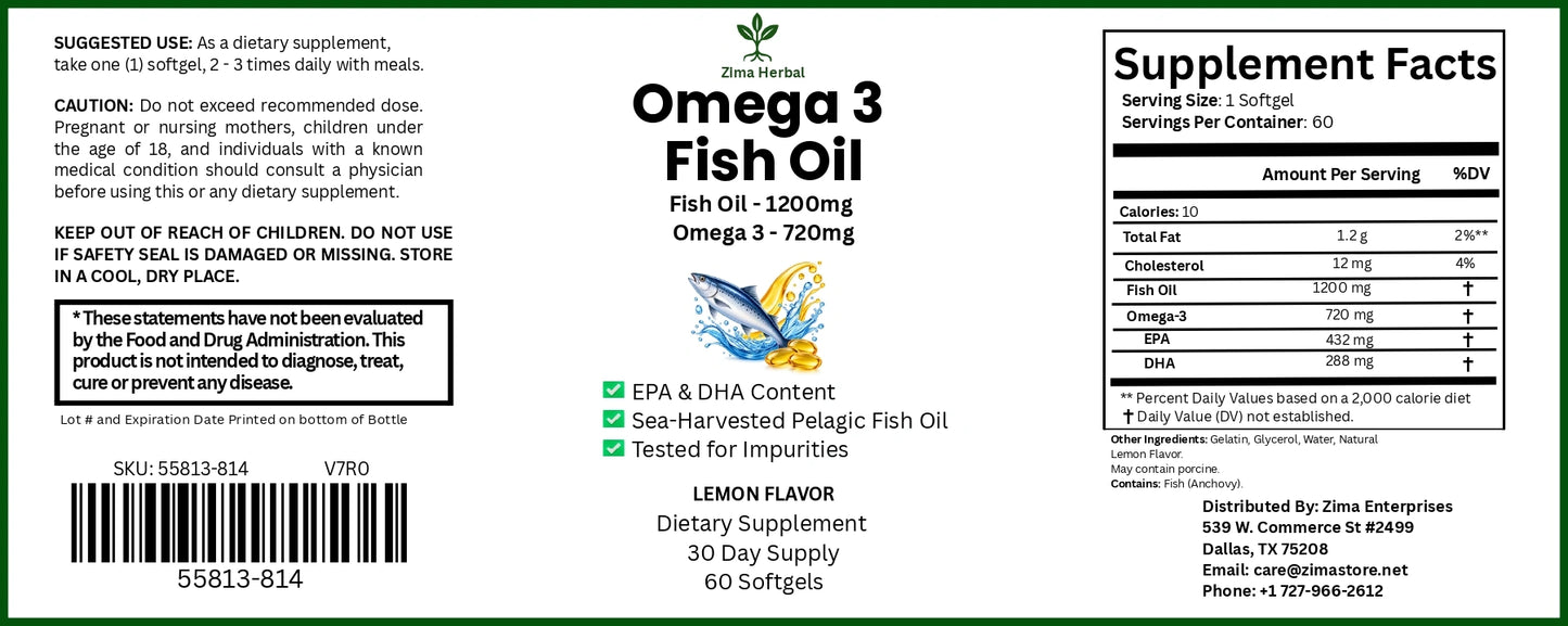 Omega 3 Fish Oil