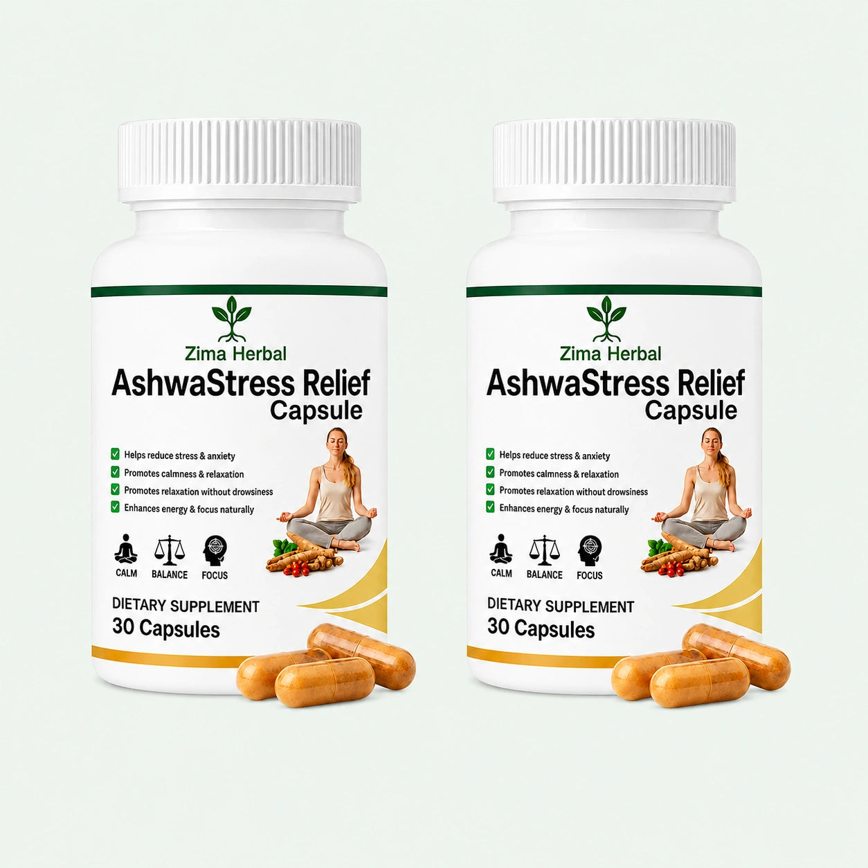 AshwaStress Relief Capsule Code-1602