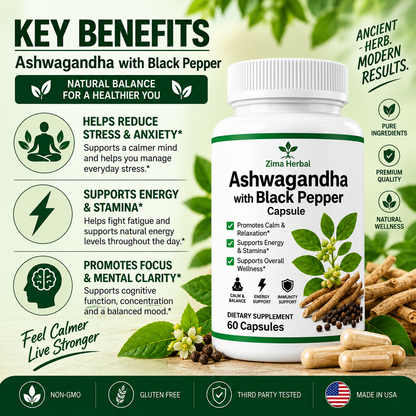 Ashwagandha With Black Pepper