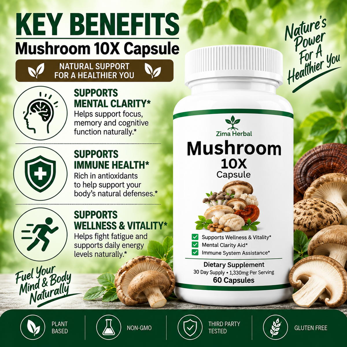 Mushroom 10X
