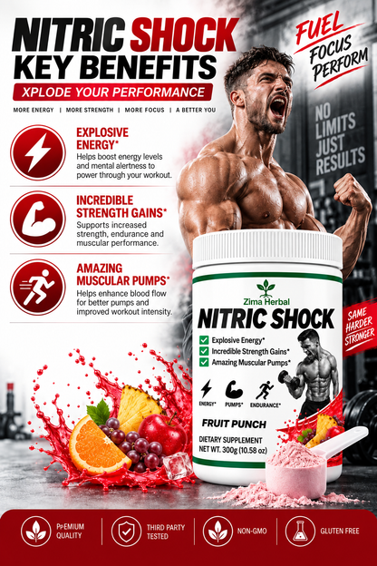 Nitric Shock prework out (fruit punch)