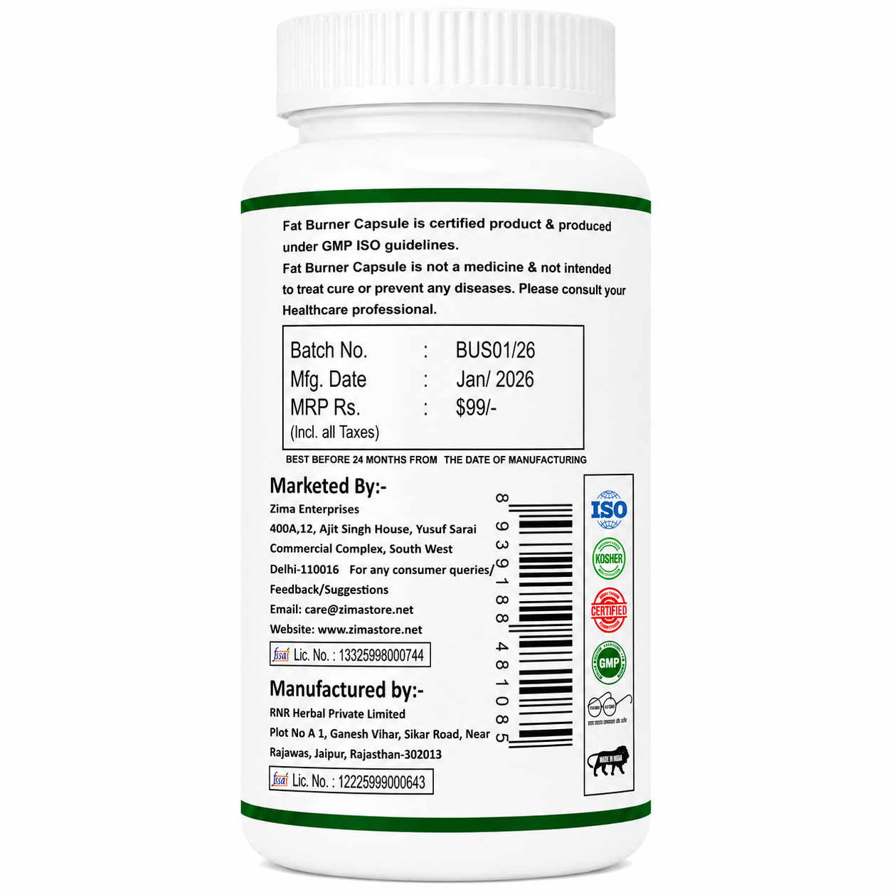 Fat Burner Capsule Code-1601