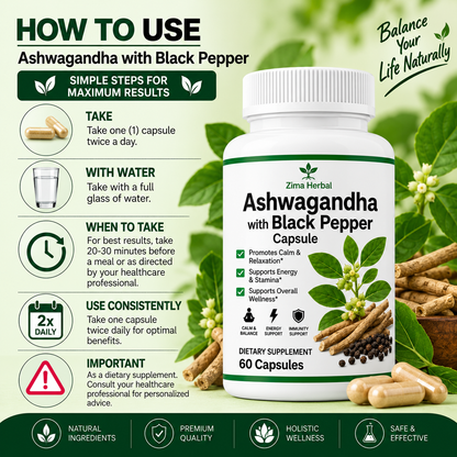 Ashwagandha With Black Pepper