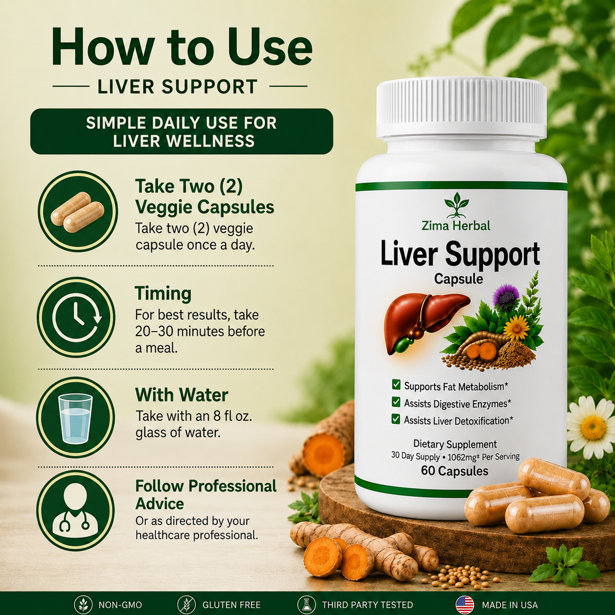 Liver Support Capsule Code-1650