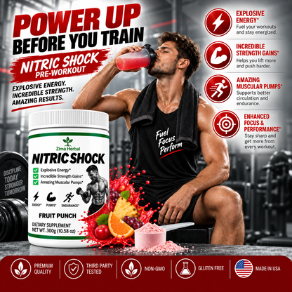 Nitric Shock prework out (fruit punch)