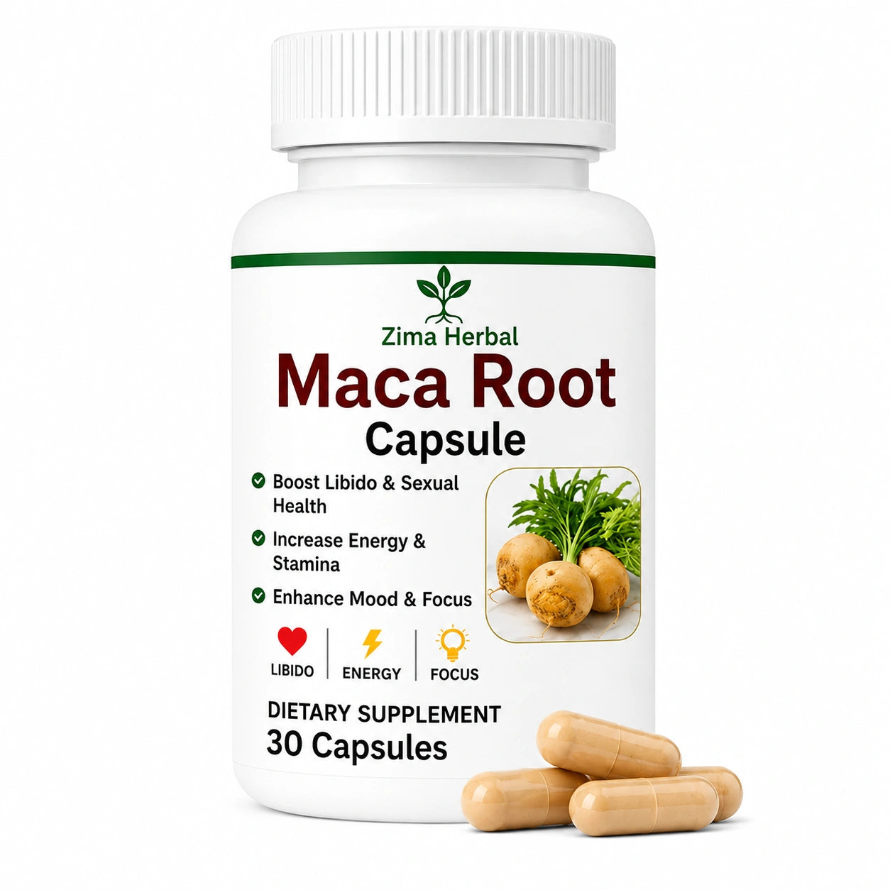 Maca Root Capsule Code-1625