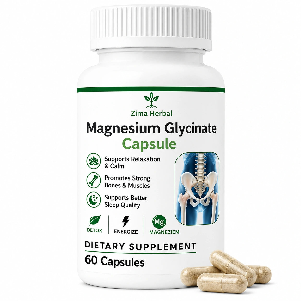 Magnesium Glycinate Capsule Code-1615
