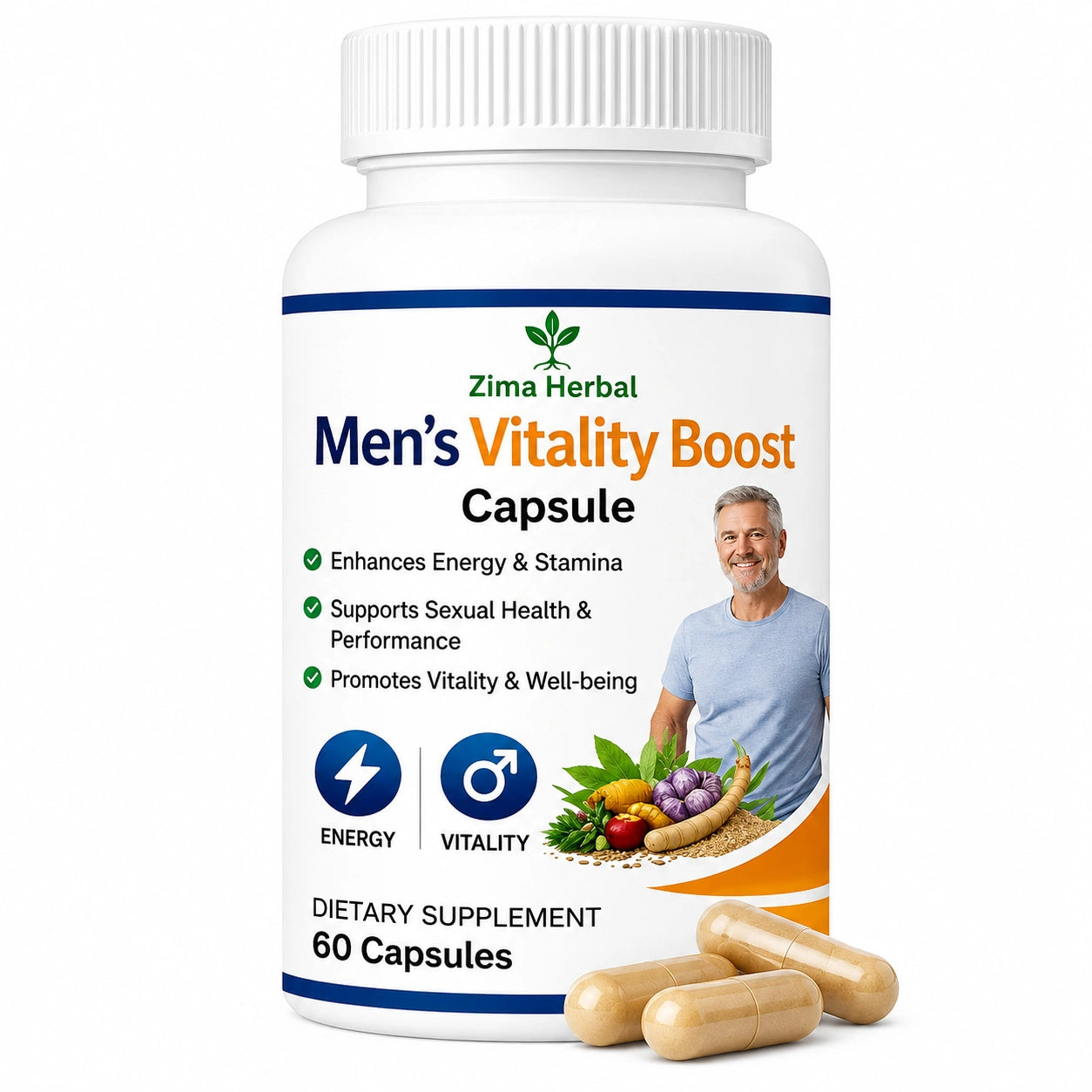 Men's Vitality Boost Capsule Code-1628