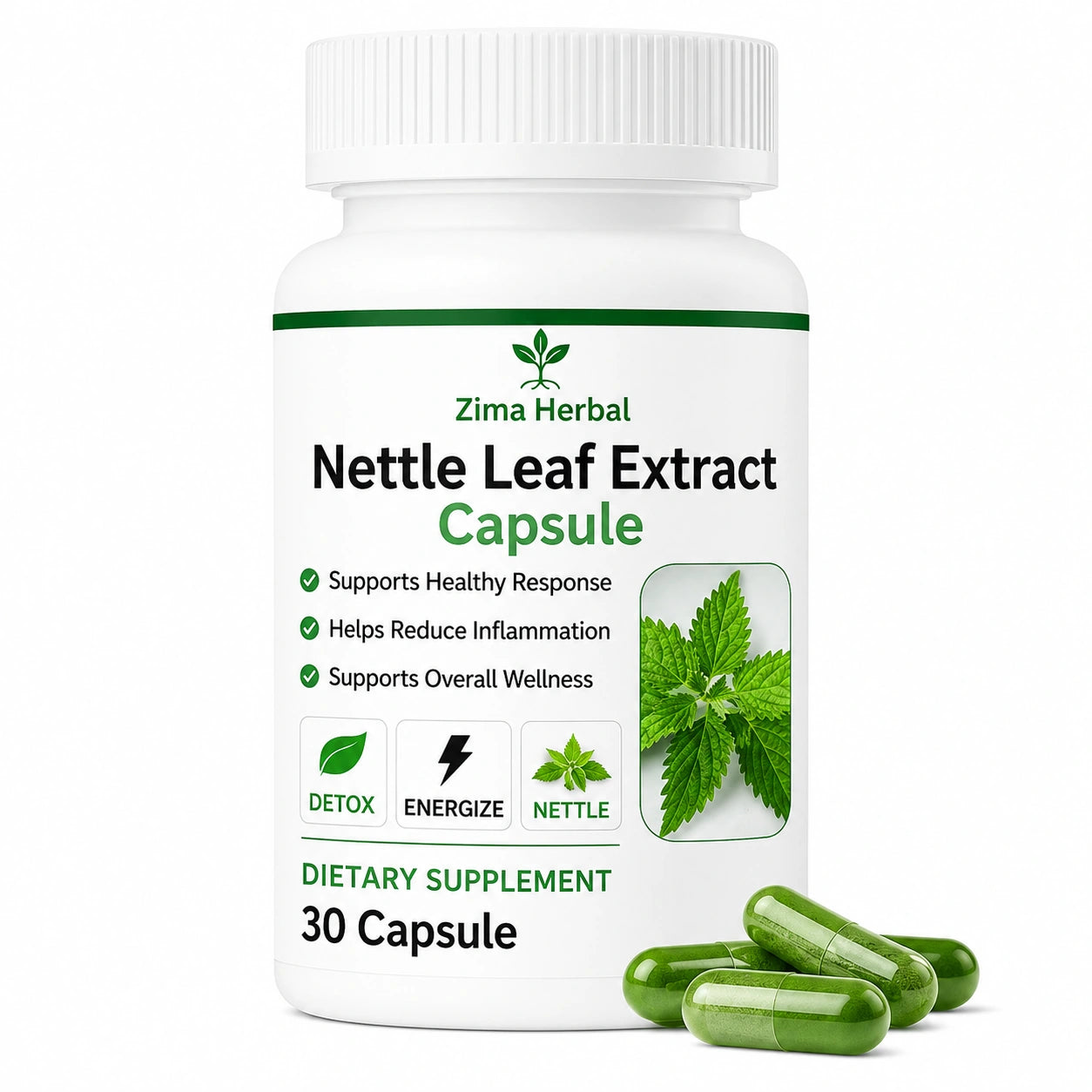 Nettle Leaf Extract Capsule Code-1620