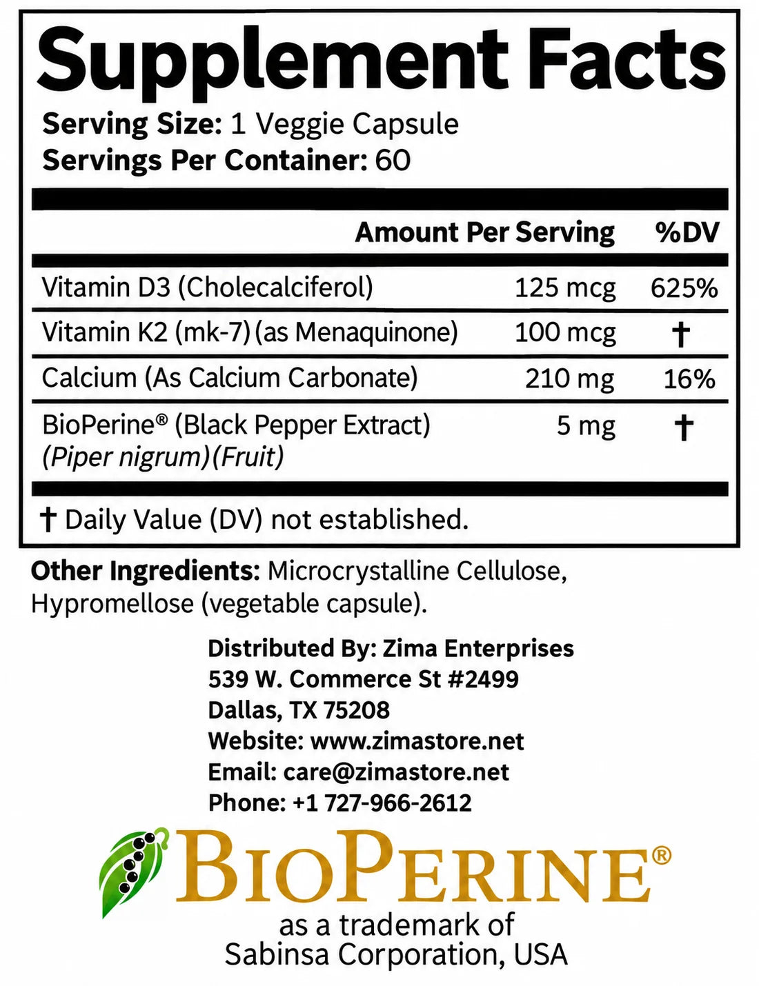 Vitamin K2+D3